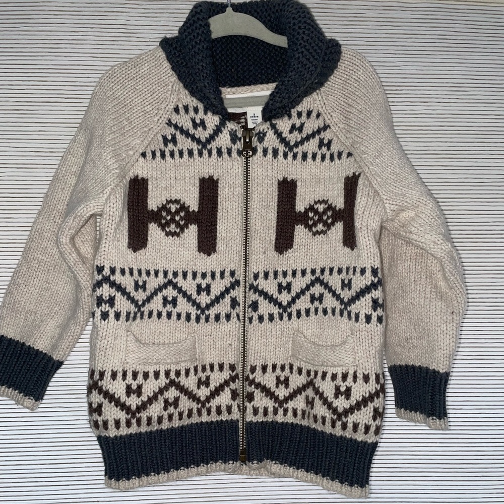 Gap Star Wars boys zip up sweater size 3